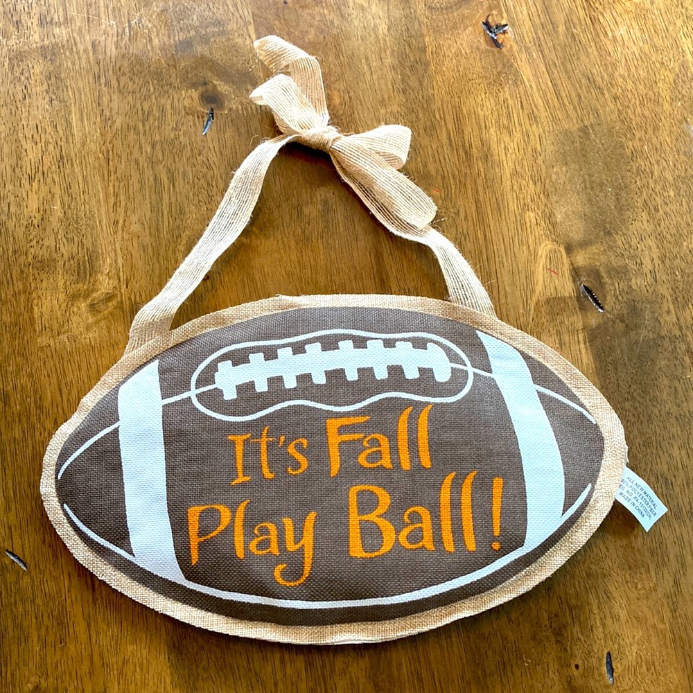 It’s Fall Play Ball - Decor